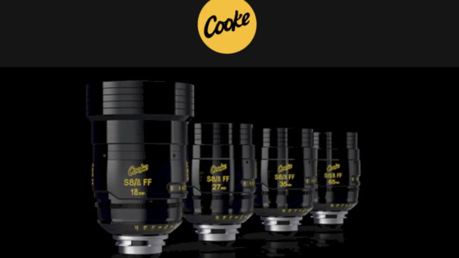 Cooke presenterar fyra S8/i FF-biografobjektiv