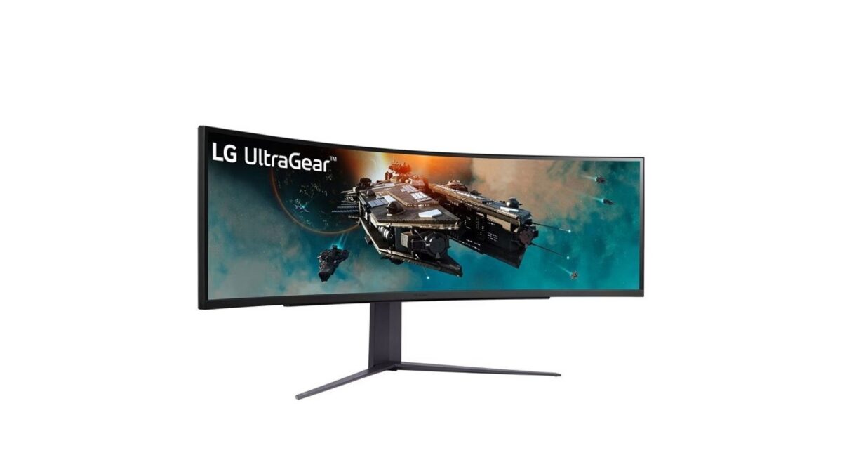 LG 49GR85DC-B, enorm UltraGear böjd spelmonitor