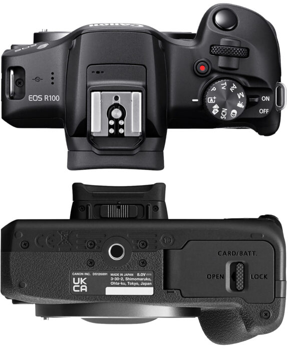 Canon R100 - design