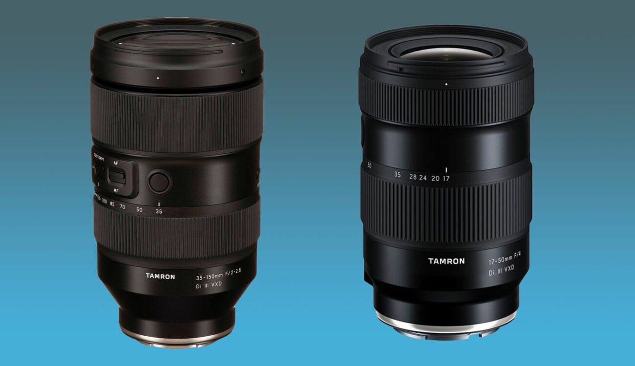 Tamron 35-150 mm F/2-2.8-objektiv tillkännages för Nikon och Tamron 17-50 mm F/4 för Sony